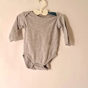 Pact Organic Cotton Long Sleeve Bodysuit 3-6 M